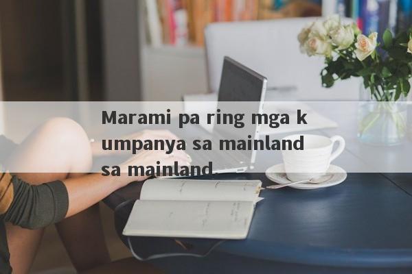 Marami pa ring mga kumpanya sa mainland sa mainland.