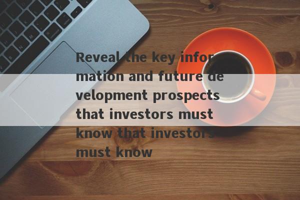 Reveal the key information and future development prospects that investors must know that investors must know