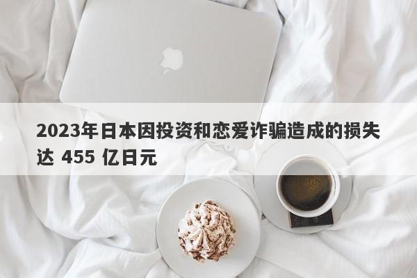 2023年日本因投资和恋爱诈骗造成的损失达 455 亿日元