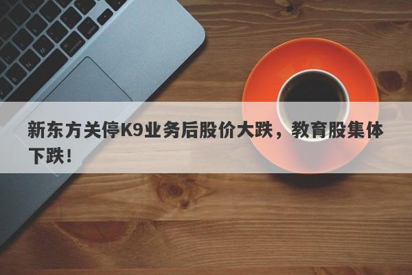 新东方关停K9业务后股价大跌，教育股集体下跌！