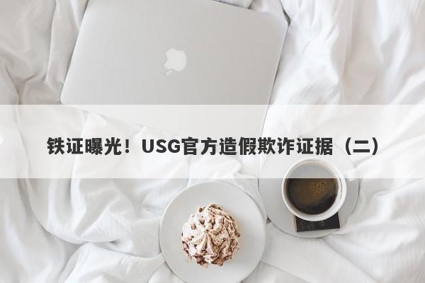 铁证曝光！USG官方造假欺诈证据（二）