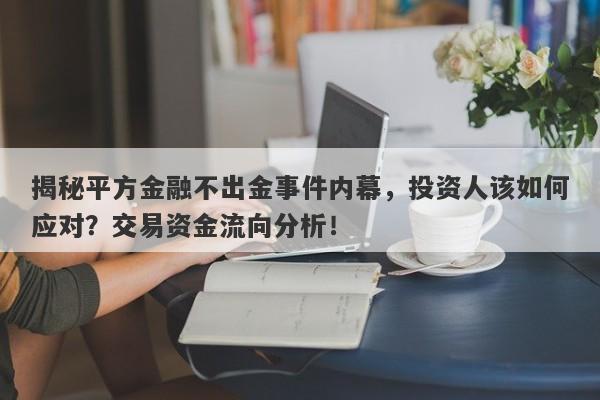 揭秘平方金融不出金事件内幕，投资人该如何应对？交易资金流向分析！