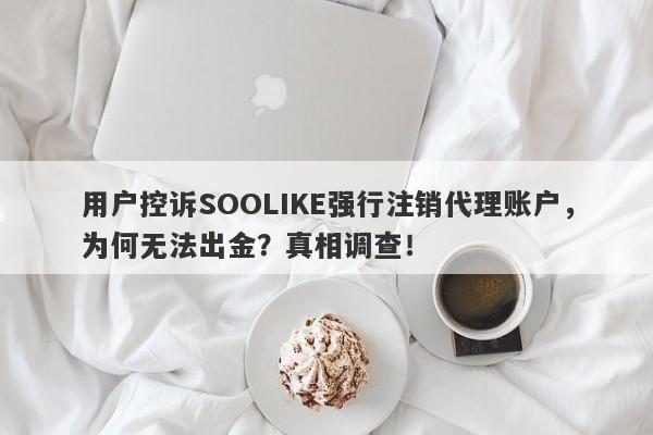 用户控诉SOOLIKE强行注销代理账户，为何无法出金？真相调查！