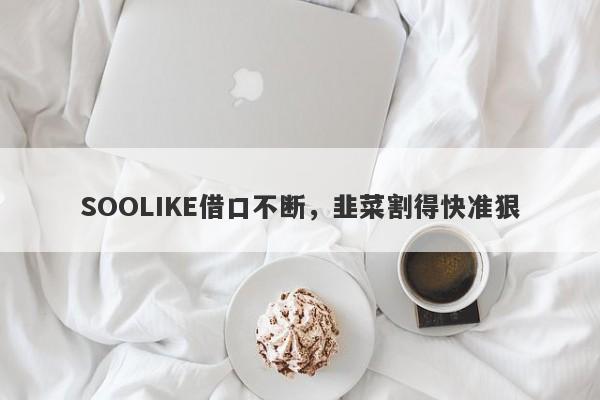 SOOLIKE借口不断，韭菜割得快准狠