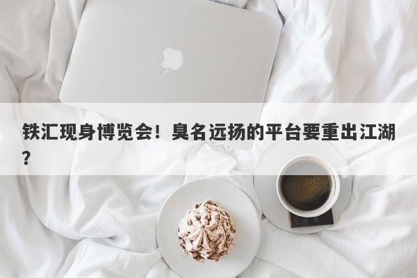 铁汇现身博览会！臭名远扬的平台要重出江湖？