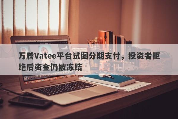 万腾Vatee平台试图分期支付，投资者拒绝后资金仍被冻结