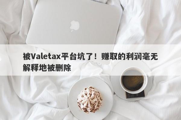 被Valetax平台坑了！赚取的利润毫无解释地被删除