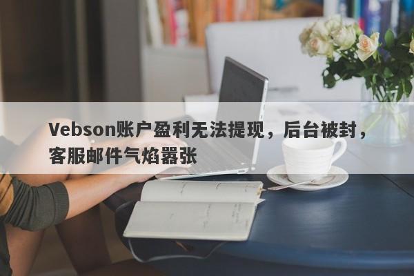 Vebson账户盈利无法提现，后台被封，客服邮件气焰嚣张