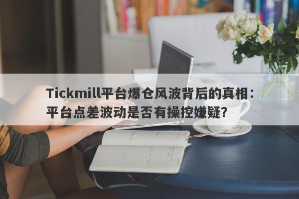 Tickmill平台爆仓风波背后的真相：平台点差波动是否有操控嫌疑？