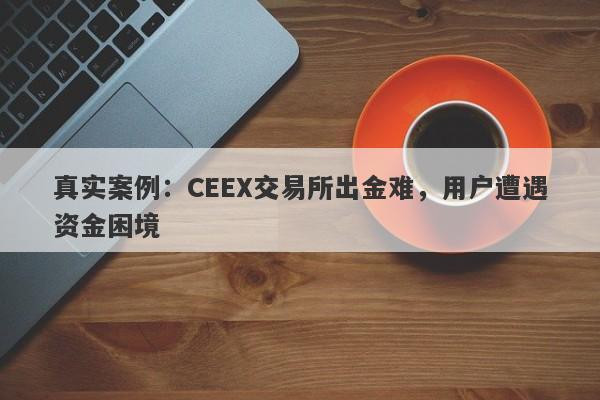 真实案例：CEEX交易所出金难，用户遭遇资金困境