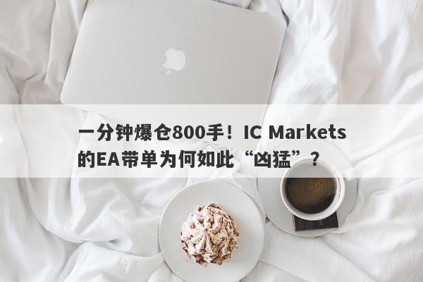 一分钟爆仓800手！IC Markets的EA带单为何如此“凶猛”？